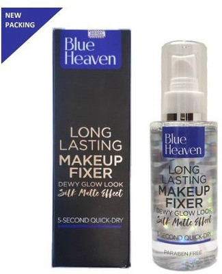 BLUE HEAVEN Make-up Fixer Mist Spray On Formula Primer  - 115 ml(Purple)