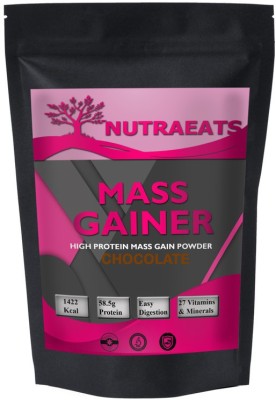 NutraEats Nutrition Real Mass Gainer Weight Gainers/Mass Gainers (Chocolate) MW737 Pro Weight Gainers/Mass Gainers(300 g, Chocolate)