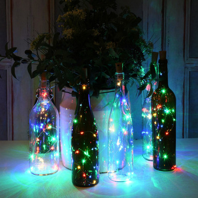 OneClickPicks 20 LEDs 3.05 m Multicolor Steady String Rice Lights(Pack of 5)