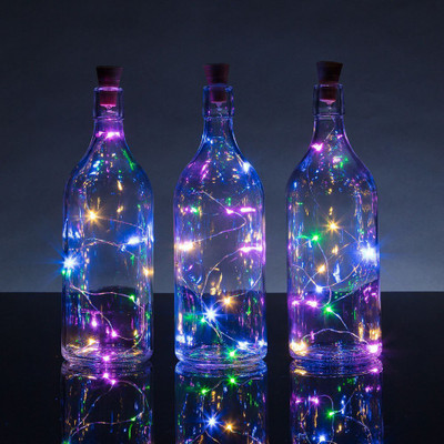 One Trade India 20 LEDs 3.05 m Multicolor Steady String Rice Lights(Pack of 3)