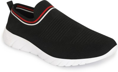 TPENT STYLISH LIGHT WEIGHT SPORTS SHOES FOR BOYS Slip On Sneakers For Men(Black , 7)