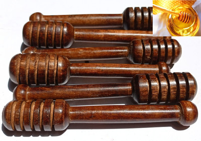 SWH Wooden Serving Spoon Set(Pack of 6)