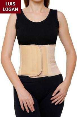 LUIS LOGAN Abdominal Support Belt Compression Binder After C-Section Delivery (Beige,XL) Abdominal Belt(Beige)
