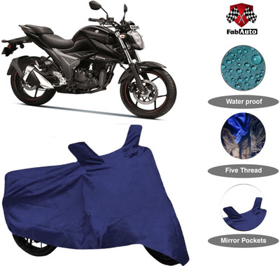 THE REAL ARV Waterproof Two Wheeler Cover for Suzuki(Gixxer SF, Blue)