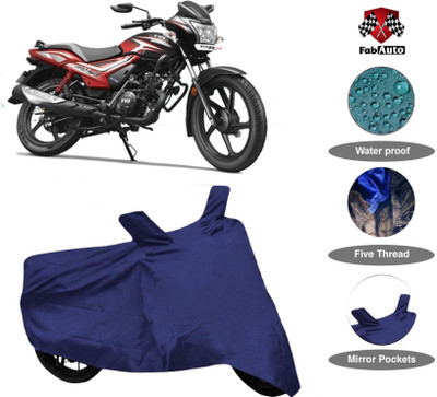 THE REAL ARV Waterproof Two Wheeler Cover for TVS(Star City Plus, Blue)
