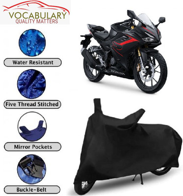MEGA MARTZZ Waterproof Two Wheeler Cover for Honda(CBR 150R, Black)