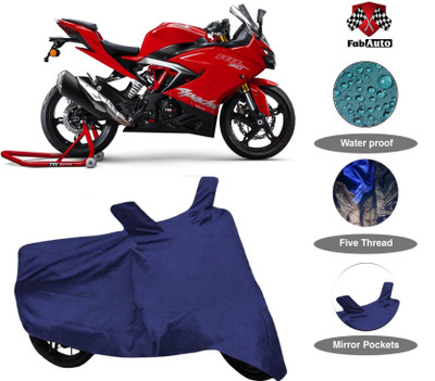 APNEK Waterproof Two Wheeler Cover for TVS(Apache RR 310, Blue)
