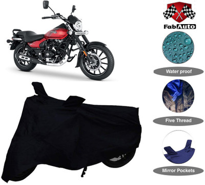 THE REAL ARV Waterproof Two Wheeler Cover for Bajaj(Avenger 160 Street, Black)