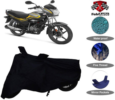 APNEK Waterproof Two Wheeler Cover for Hero(Splendor Pro, Black)
