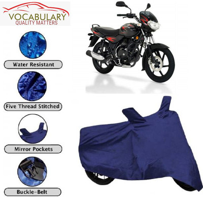 MEGA MARTZZ Waterproof Two Wheeler Cover for Bajaj(Discover 125 DTS-i, Blue)