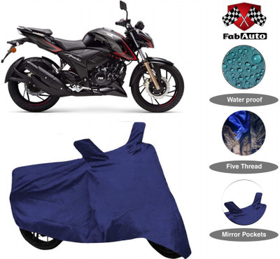 THE REAL ARV Waterproof Two Wheeler Cover for TVS(Apache RTR 200 4V, Blue)