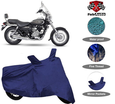THE REAL ARV Waterproof Two Wheeler Cover for Bajaj(Avenger 220 Cruise, Blue)