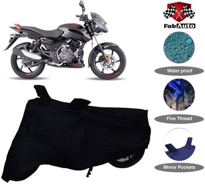 Mdstar Waterproof Two Wheeler Cover for Bajaj(Pulsar 125, Black)