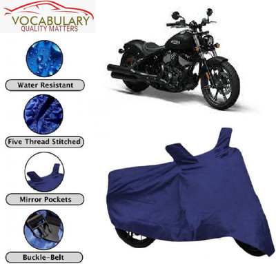 MEGA MARTZZ Waterproof Two Wheeler Cover for Indian(Chief Dark Horse, Blue)