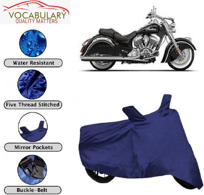 Astips Waterproof Two Wheeler Cover for Indian(Chief Classic, Blue)