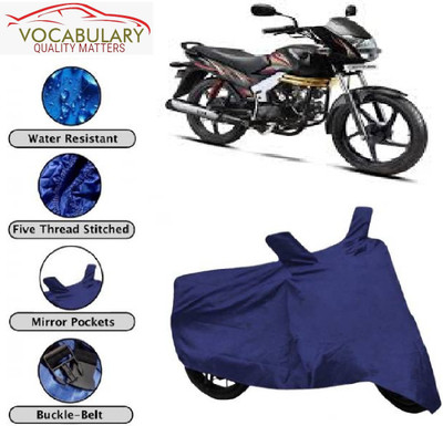 MEGA MARTZZ Waterproof Two Wheeler Cover for Mahindra(Centuro Rockstar, Blue)