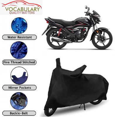 MEGA MARTZZ Waterproof Two Wheeler Cover for Honda(CB Shine, Black)
