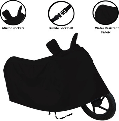 Shelterhub Enterprises Two Wheeler Cover for Bajaj(Pulsar 135 LS DTS-i, Black)
