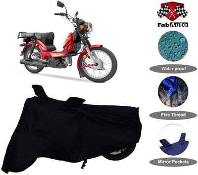 Mdstar Waterproof Two Wheeler Cover for TVS(XL 100, Black)