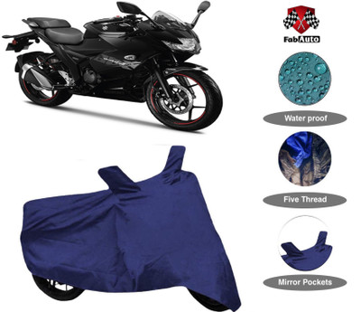 THE REAL ARV Waterproof Two Wheeler Cover for Suzuki(Gixxer, Blue)