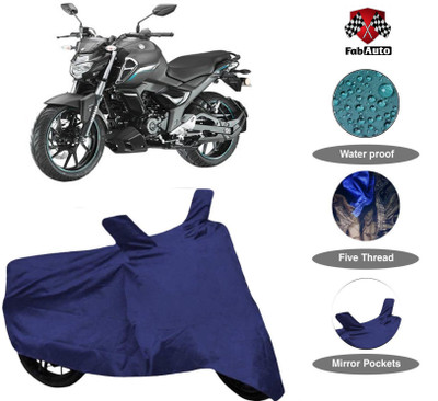 THE REAL ARV Waterproof Two Wheeler Cover for Yamaha(FZ, Blue)
