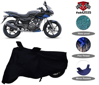 APNEK Waterproof Two Wheeler Cover for Bajaj(Pulsar 220F, Black)