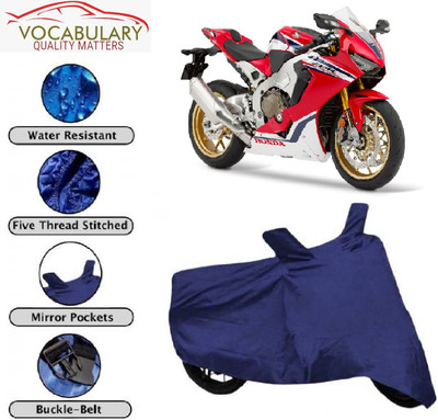 MEGA MARTZZ Waterproof Two Wheeler Cover for Honda(CBR1000RR Fireblade, Blue)