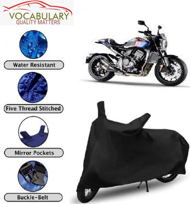 Astips Waterproof Two Wheeler Cover for Honda(CB1000R Plus, Black)
