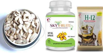 Sky fruit PEELED SEEDS 30g WITH SOFTGEL 1 NO & H12 5 NOS COMBO PACK(30 g)