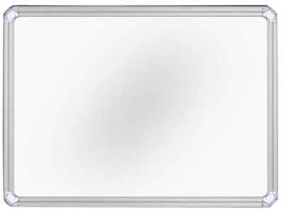 70% OFF on Jagdish Traders Interactive Melamine 1.5X2 Ft Non-Magnetic Kunj Whiteboard | Green Chalk Board Surface On Back Side | Sliding Hanging Clips with Robust Aluminium Frame Finishing Whiteboards(White)