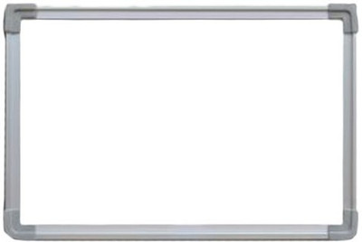 58% OFF on Jagdish Traders Interactive Melamine 1.5X2 Ft Non-Magnetic Kunj Whiteboard | Green Chalk Board Surface On Back Side | Sliding Hanging Clips with Robust Aluminium Frame Finishing Whiteboards(White)