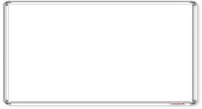 53% OFF on White Star WDS1.5x2 Non Magnetic Melamine 1.5X2 Ft Non-Magnetic Kunj Whiteboard | Green Chalk Board Surface On Back Side | Sliding Hanging Clips with Robust Aluminium Frame Finishing Whiteboards(White)