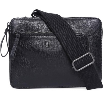 Tom Lang London Black Messenger Bag TLCB-006-1