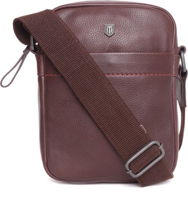 Tom Lang London Maroon Messenger Bag TLCB-005-3