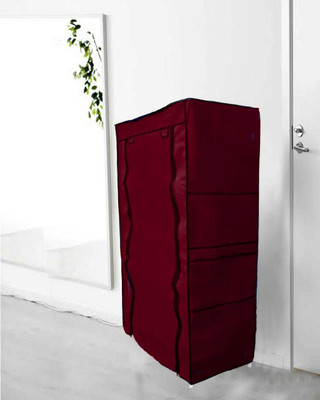 GlowSilk Multipurpose Racks Metal Collapsible Shoe Stand(maroon, 6 Shelves, DIY(Do-It-Yourself))