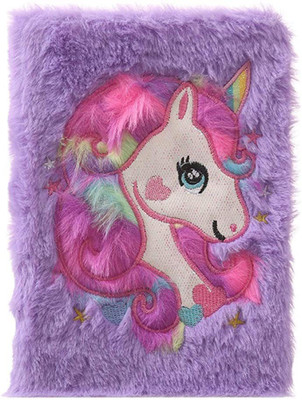 Karic Unicorn Soft Diary Regular Diary Ruled 100 Pages(Multicolor)