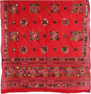 uganta Pure Cotton Embroidered Women Dupatta