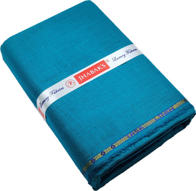 JHABAK'S Cotton Linen Self Design Shirt Fabric