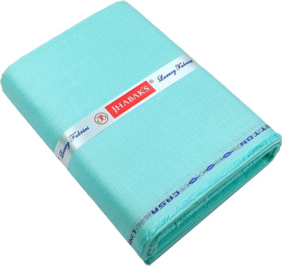 JHABAK'S Cotton Linen Self Design Shirt Fabric