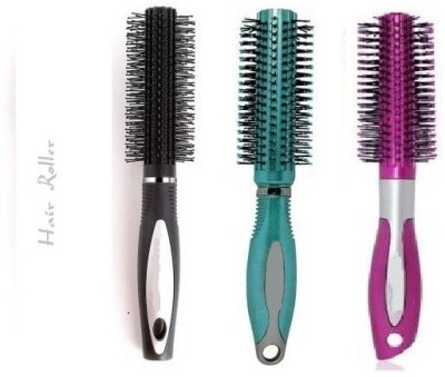 Hudabird Professional Hair Styling Roller Comb Round New Pack Of 3