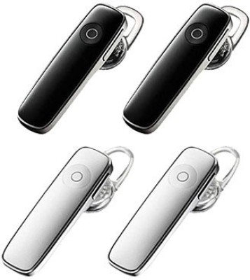 FIER Mobile Bluetooth Headset V5.1 Bluetooth Headset(Black & White, In the Ear)