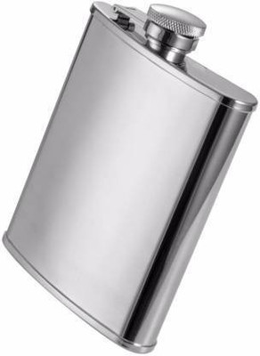 Protos Leak Proof And Stainless Steel Heavy Quality | Silver Color Hip Flask With Funnel Stainless Steel Hip Flask(208 ml)