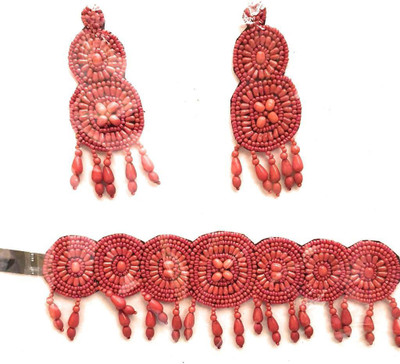 PANKSHRI ENTERPRISE Resin Red Jewellery Set(Pack of 1)