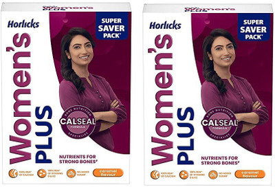 HORLICKS Women's Plus Calseal 400 Gram Pack of 2 Refill(2 x 400 g)