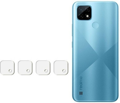 lazzy in hub Back Camera Lens Glass Protector for REALME C21(Pack of: 4)