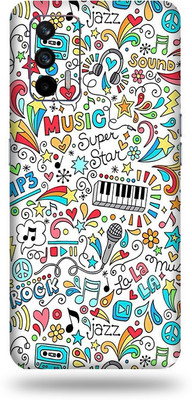 OggyBaba Realme X7 Max, Phone Back side Protector and Camera Protector Mobile Skin(Ultra Super Music-Graffiti Skin Skin Matte Finish)