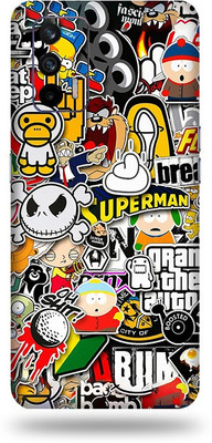 OggyBaba Realme X7 Max, Phone Back side Protector and Camera Protector Mobile Skin(Ultra Super Sticker-Bombing Skin Gloss Finish)
