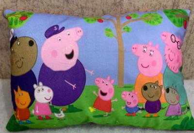Minicraft Cotton Baby Pillow Pack of 1 Toons & Characters(Multicolor)