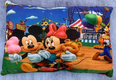 Minicraft Cotton Baby Pillow Pack of 1 Toons & Characters(Multicolor)