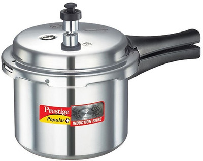 Prestige Popular Plus 5 L Outer Lid Induction Bottom Pressure Cooker(Aluminium)